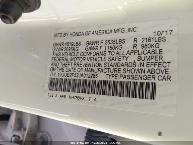 19UUB2F52JA012285 Acura Tlx Tech Pkg