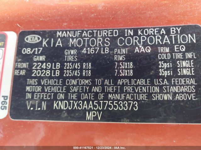 KNDJX3AA5J7553373 KIA Soul !