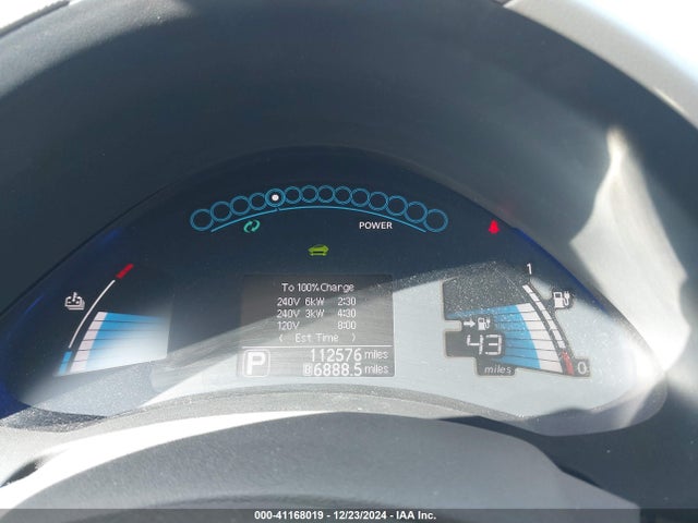 Aukcja sprzedaży 2013 Nissan Leaf Sv, vin: 1N4AZ0CP4DC402567, numer aukcji: 41168019