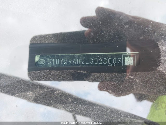 5TDYZRAH2LS023007 Toyota Highlander Limited