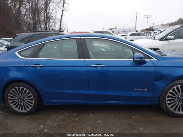 3FA6P0RU5JR141536 Ford Fusion Hybrid Titanium