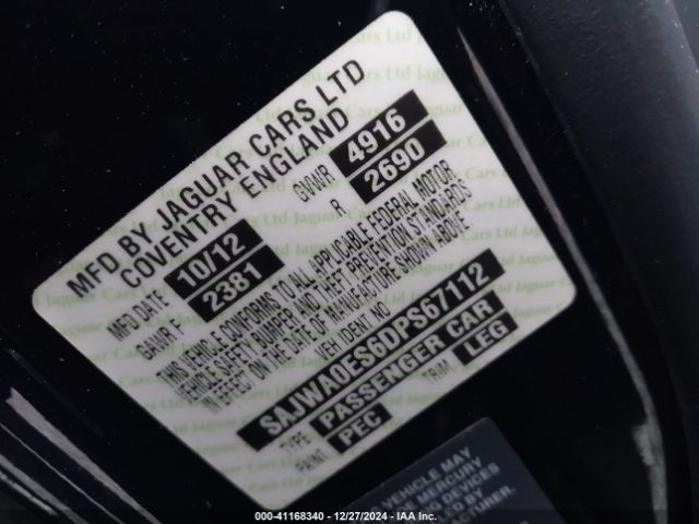 2013 JAGUAR XF SAJWA0ES6DPS67112 Photo 8