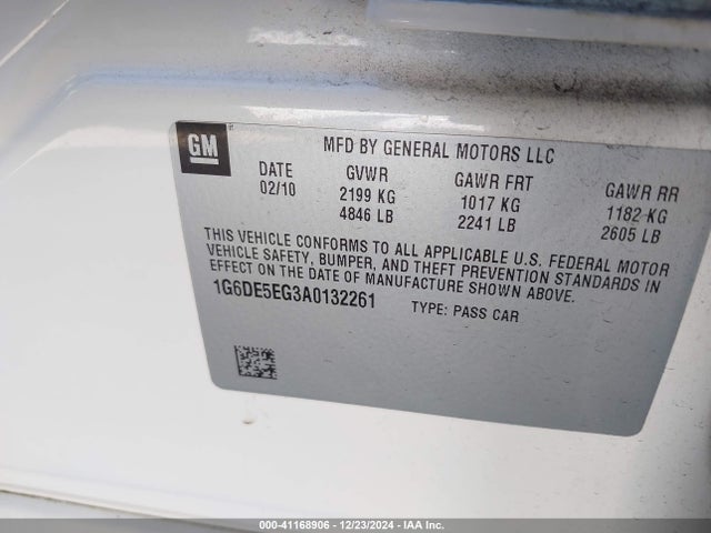 2010 CADILLAC CTS 1G6DE5EG3A0132261 Photo 8
