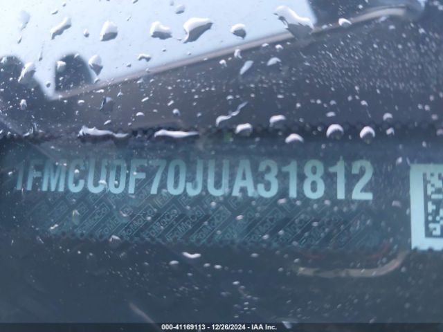 1FMCU0F70JUA31812 Ford ESCAPE S