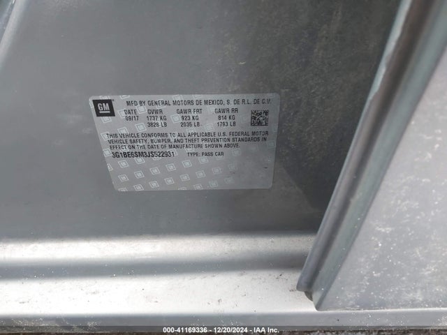 Chevrolet Cruze Lt Auto 2018 3G1BE6SM3JS522931 Image 9