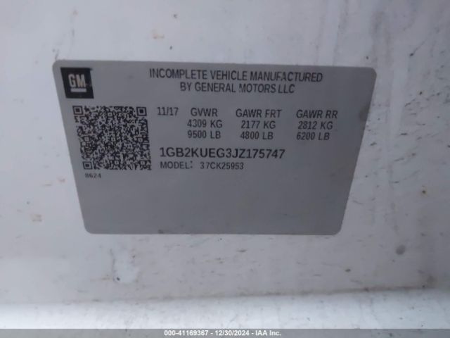 1GB2KUEG3JZ175747 Chevrolet Silverado 2500hd Wt