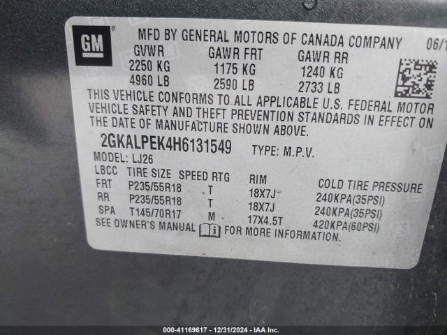 GMC Terrain Slt 2017 2GKALPEK4H6131549 Image 9