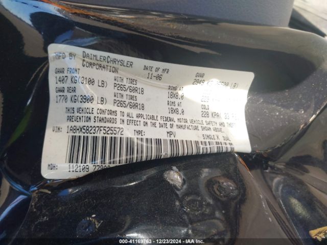 2007 CHRYSLER ASPEN 1A8HX58237F525572 Photo 8