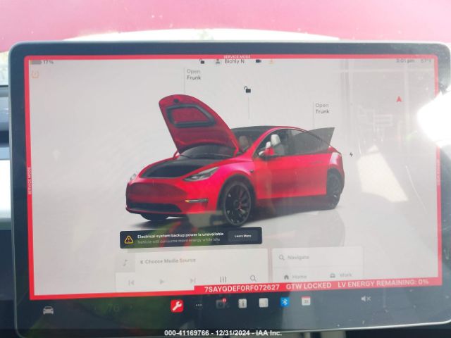 7SAYGDEF0RF072627 Tesla Model Y Performance Dual Motor All-wheel Drive