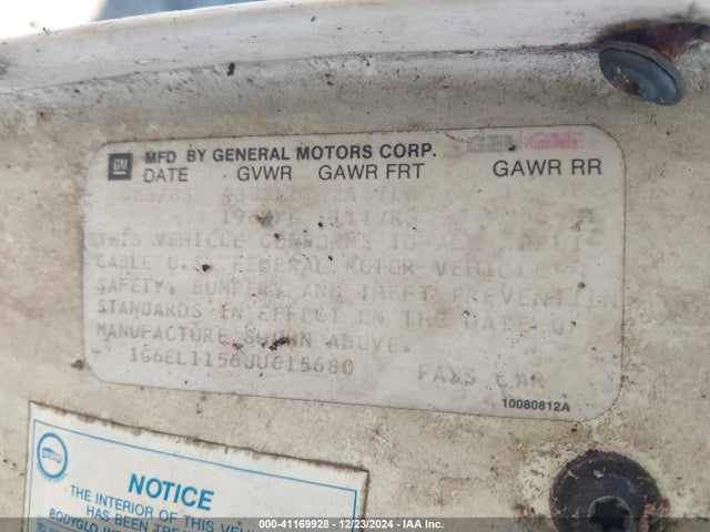 1988 CADILLAC ELDORADO 1G6EL1156JU615680 Photo 8