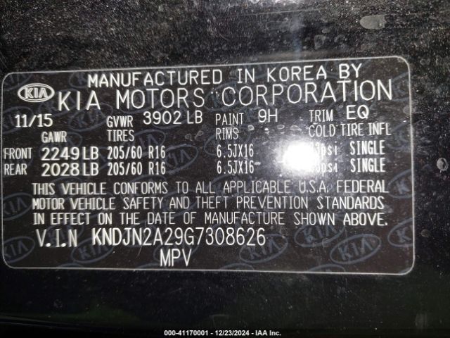 KNDJN2A29G7308626 KIA Soul