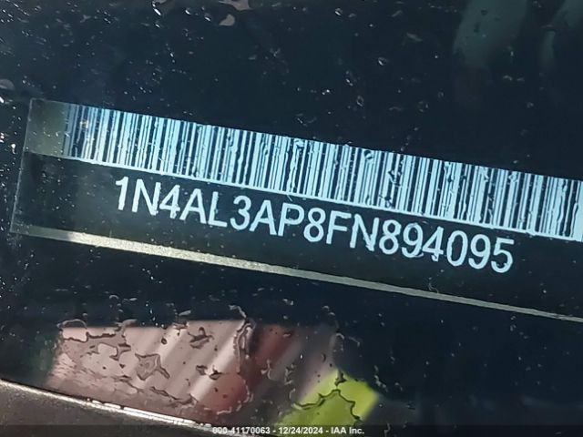 1N4AL3AP8FN894095 Nissan Altima 2.5/2.5 S/2.5 Sl/2.5 Sv