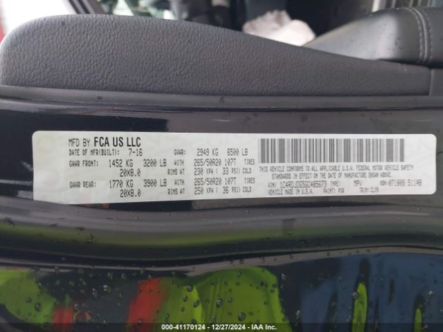 2016 DODGE DURANGO 1C4RDJDG5GC485673 Photo 8