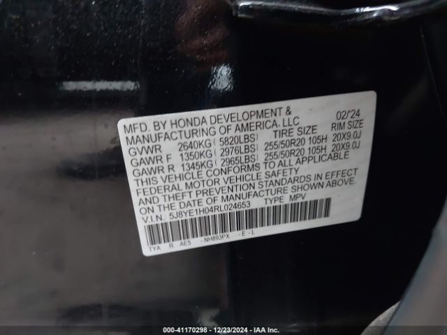 2024 ACURA MDX 5J8YE1H04RL024653 Photo 8