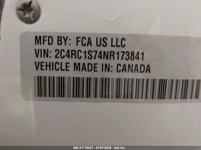Chrysler Pacifica Hybrid Limited 2022 2C4RC1S74NR173841 Image 9