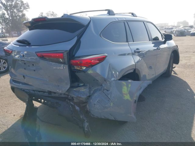 5TDAARAH7PS527406 Toyota Highlander Hybrid Xle Bronze