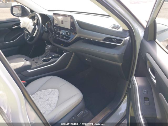 5TDAARAH7PS527406 Toyota Highlander Hybrid Xle Bronze