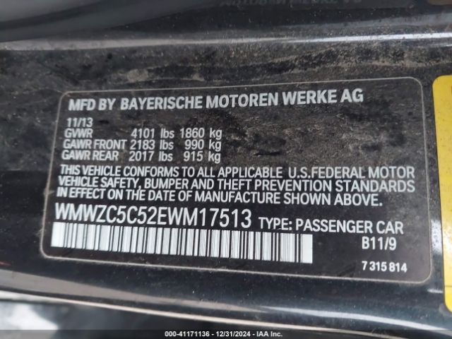 WMWZC5C52EWM17513 Mini Countryman Cooper S