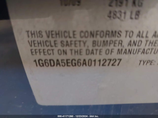 2010 CADILLAC CTS 1G6DA5EG6A0112727 Photo 8