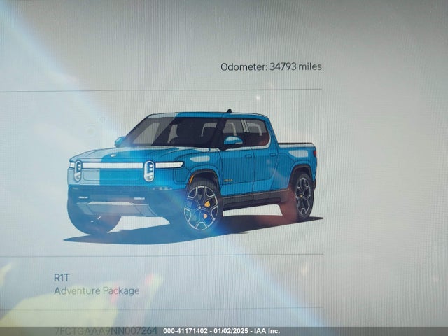 Rivian R1t Adventure 2022 7FCTGAAA9NN007264 Image 7