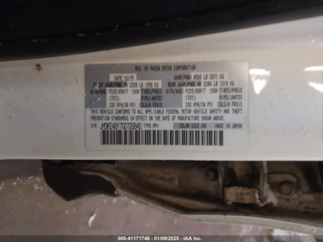 JM3KE4BY7G0729845 Mazda CX-5 SPORT