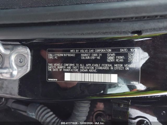 LVY102MK1KP100462 Volvo S90 T5 Momentum