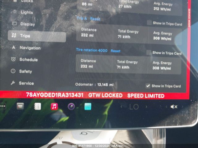 7SAYGDED1RA313431 Tesla Model Y Long Range Dual Motor All-wheel Drive/rwd