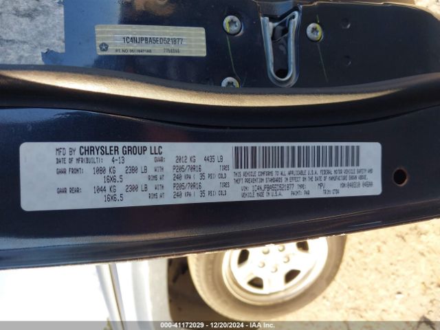 1C4NJPBA5ED521877 Jeep Patriot Sport