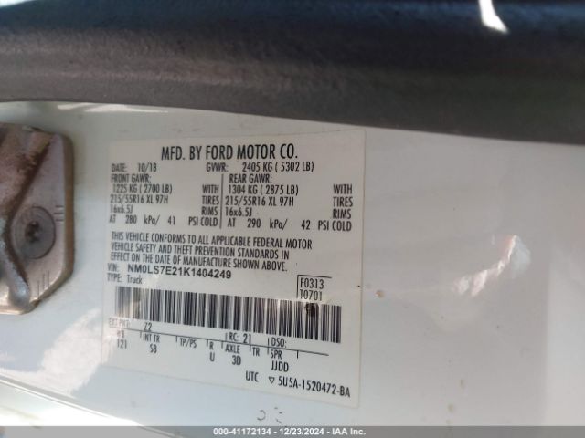 NM0LS7E21K1404249 Ford Transit Connect Xl