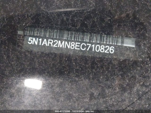 5N1AR2MN8EC710826 Nissan Pathfinder Sl