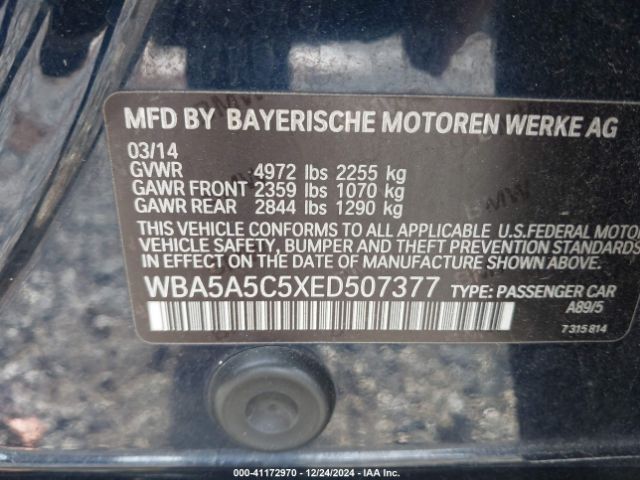 WBA5A5C5XED507377 BMW 528I