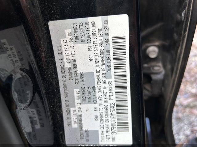 Mazda Mazda3 I Sport 2015 3MZBM1U71FM167402 Image 9