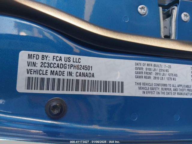 2C3CCADG1PH624501 Chrysler 300 Touring L