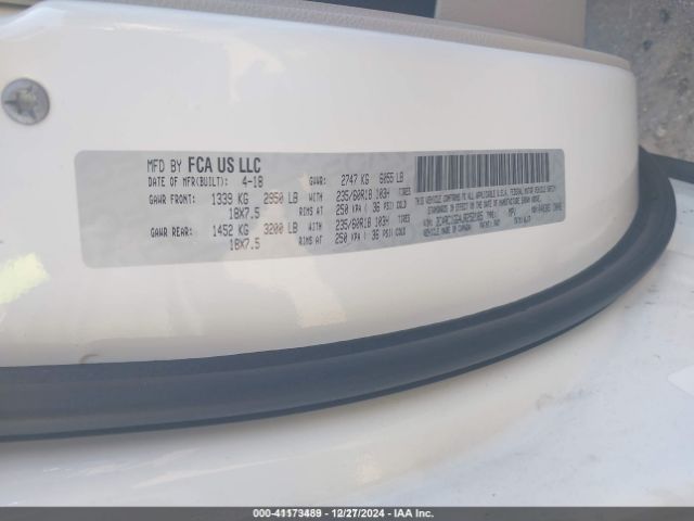 2C4RC1GG4JR252185 Chrysler Pacifica Limited