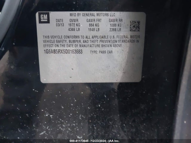 2013 CADILLAC ATS 1G6AB5RX5D0163683 Photo 8