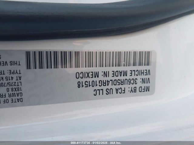 3C6UR5DL4RG101518 RAM 2500 Big Horn  4x4 6'4 Box