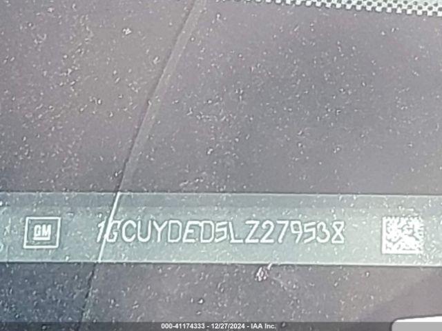 1GCUYDED5LZ279538 Chevrolet Silverado 1500 4wd  Short Bed Lt