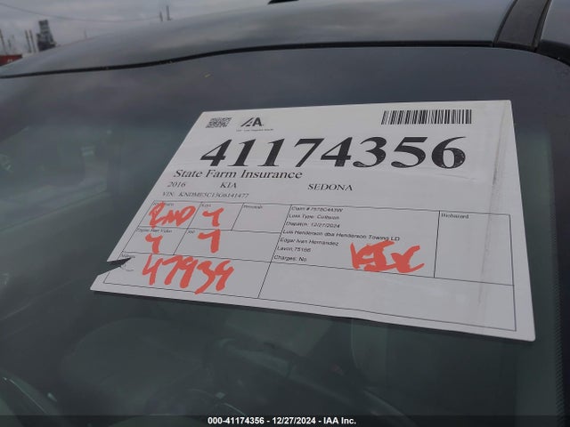 KNDME5C13G6141477 KIA Sedona Sx Luxury