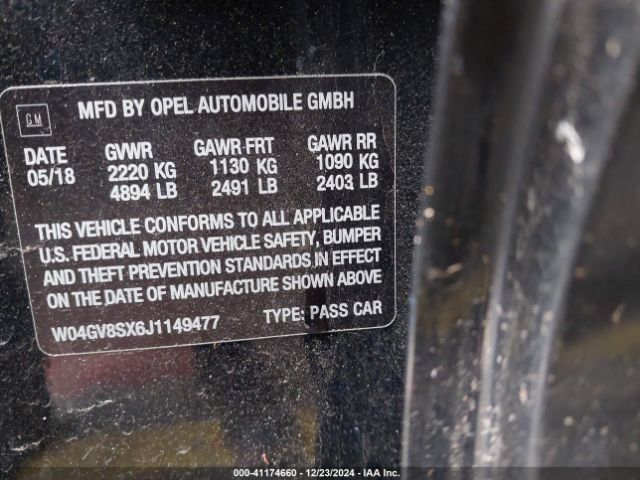 W04GV8SX6J1149477 Buick Regal Tourx Essence