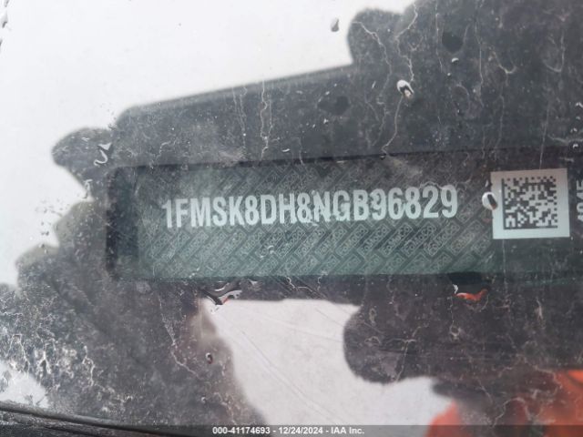1FMSK8DH8NGB96829 Ford EXPLORER XLT