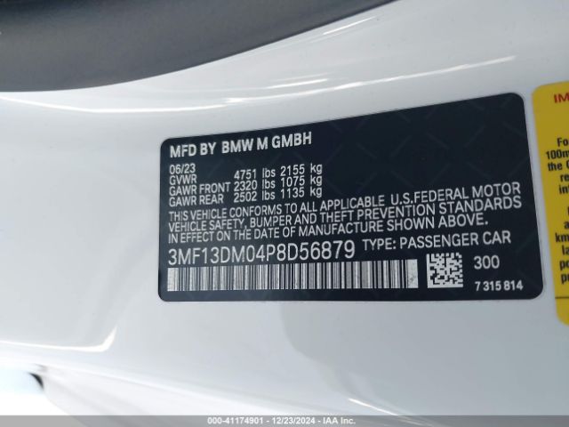 3MF13DM04P8D56879 BMW M2