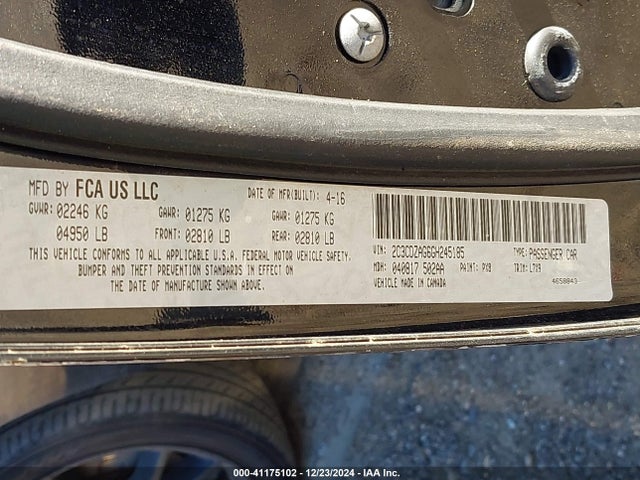 Dodge Challenger Sxt 2016 2C3CDZAG6GH245185 Image 9