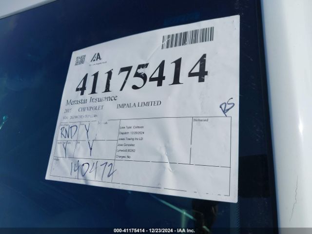 2G1WC5E34F1166464 Chevrolet Impala Limited Ltz