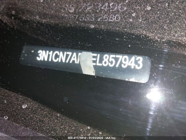 3N1CN7AP8EL857943 Nissan Versa 1.6 S+