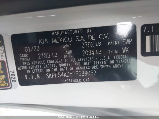 KIA Forte Gt-line 2023 3KPF54AD5PE589052 Image 9