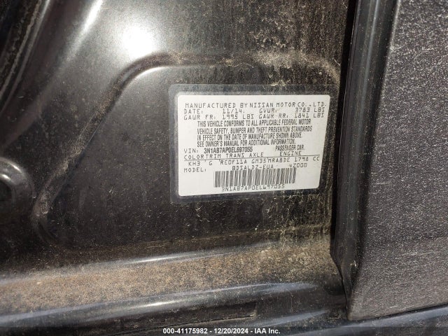 Nissan SENTRA SV 2014 3N1AB7AP0EL697055 Image 9