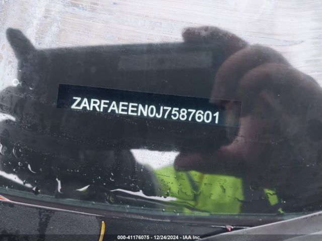 ZARFAEEN0J7587601 Alfa Romeo Giulia Ti Lusso Awd