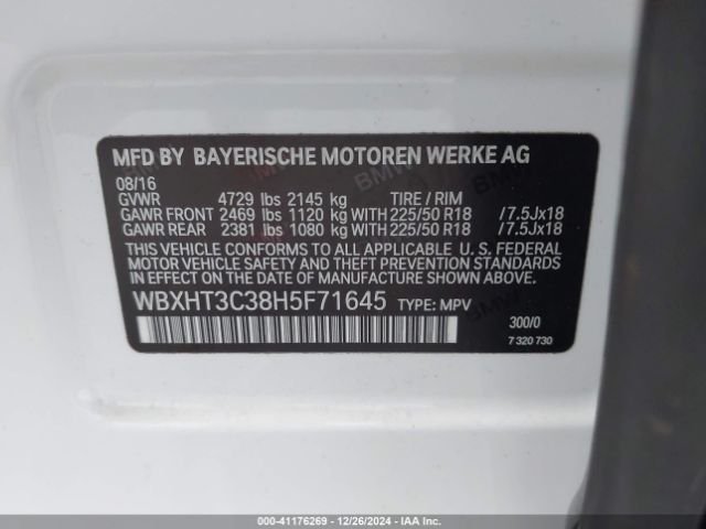 WBXHT3C38H5F71645 BMW X1 Xdrive28i