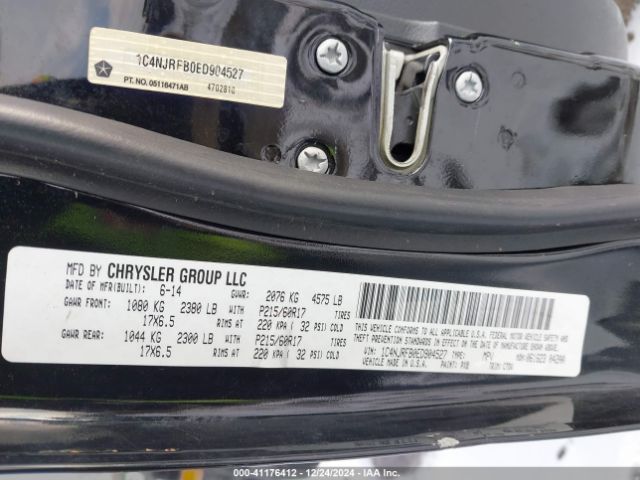 1C4NJRFB0ED904527 Jeep Patriot Latitude