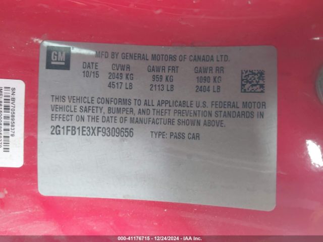 2G1FB1E3XF9309656 Chevrolet Camaro 2ls